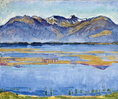 Lake Montana by Ferdinand Hodler